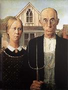 Grant Wood America-s Gothic Spain oil painting reproduction
